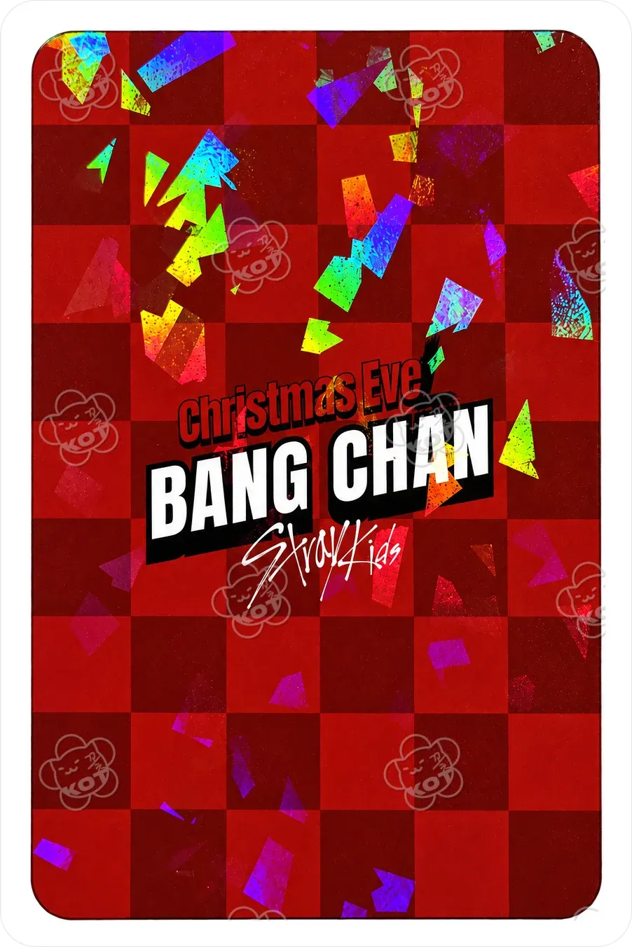 Фотокарта Bangchan - Stray Kids — задник
